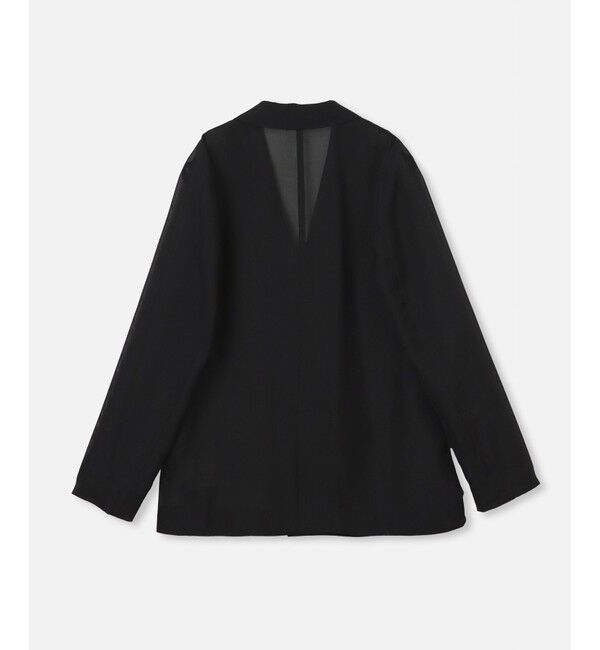 allureville「ワルツシアーオーガンジャケット」|テーラードジャケット|