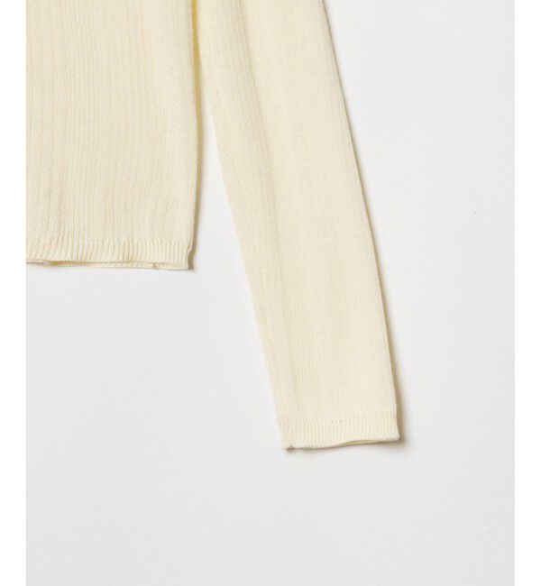 allureville「ランダムストライプニットポロ」|ニット・セーター|