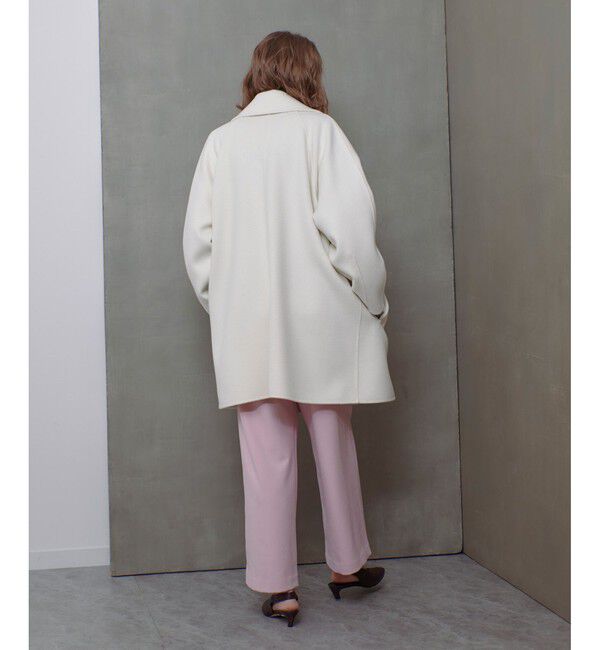 allureville「リバービッグカラーミドル丈コート」|その他|