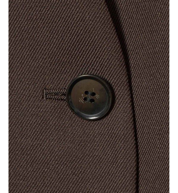 allureville「ウールサージノーカラージャケット」|その他|