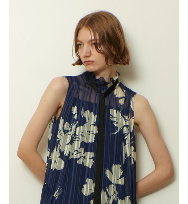 allureville「シャドウストライプヨウリュウワンピース」|ワンピース|