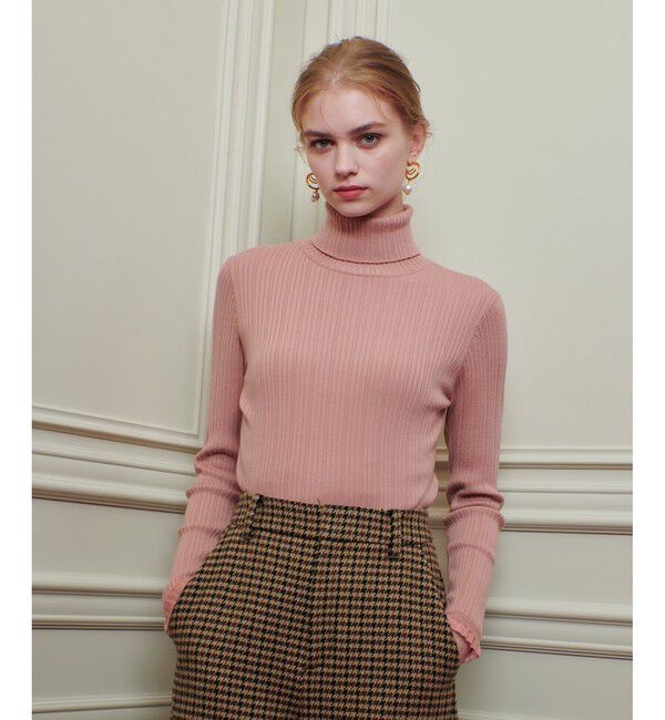 LOULOU WILLOUGHBY「【LOULOU WILLOUGHBY】ハーフチューブラータートルプルオーバー」|ニット・セーター|