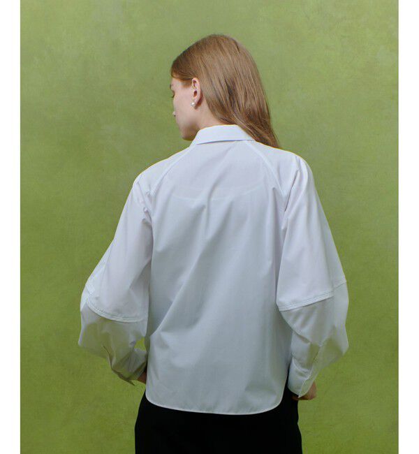 LOULOU WILLOUGHBY「【LOULOU WILLOUGHBY】キリカエボリュームシャツ」|シャツ・ブラウス|