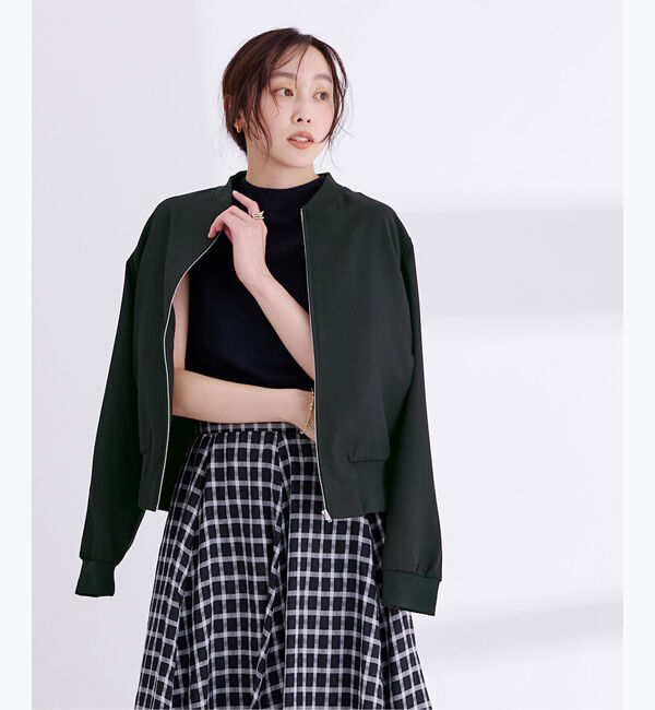 ur's「ベーシックMA-1ブルゾン」|ブルゾン・スタジャン|ブラック