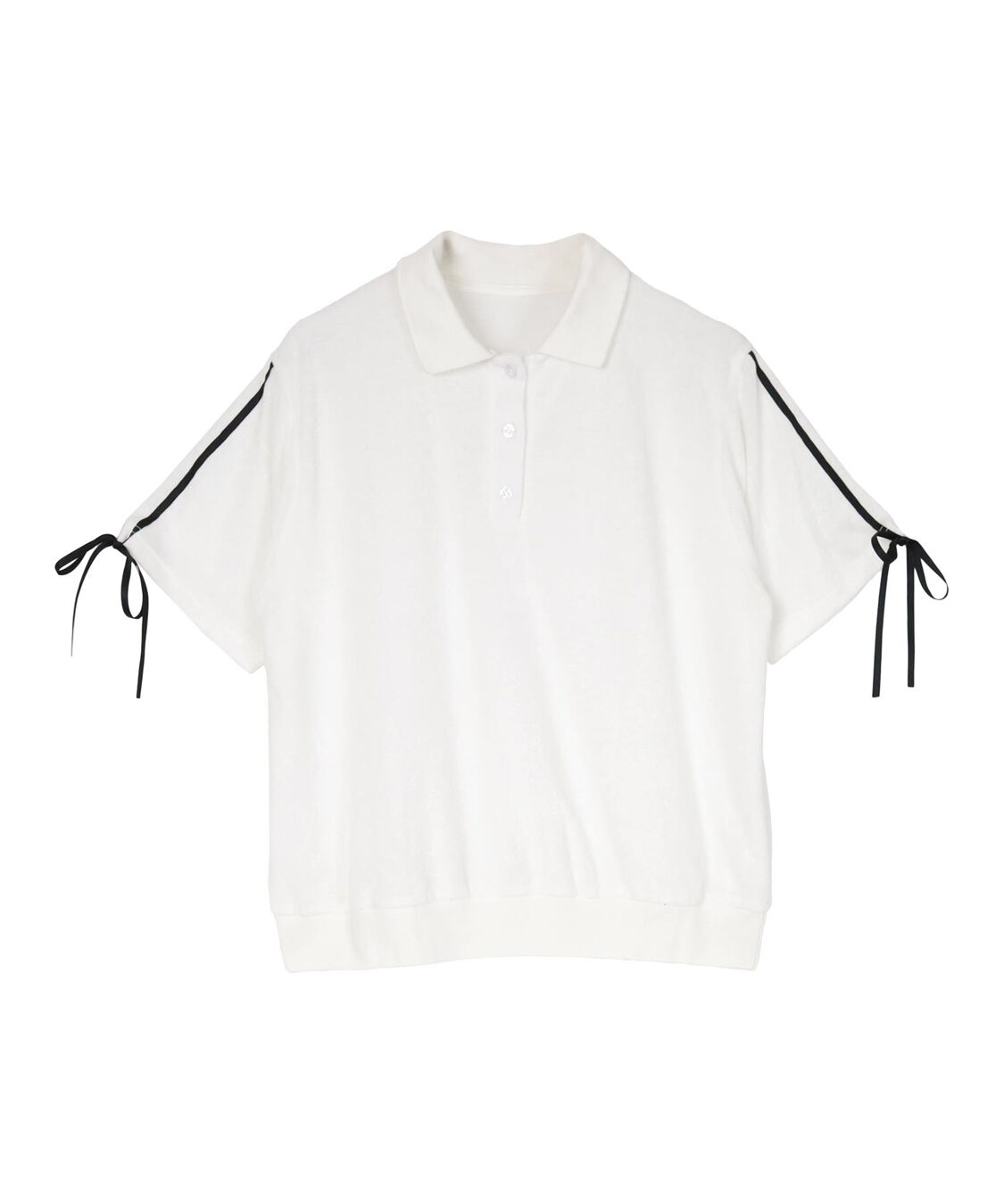 miette「配色リボンパイルトップス」|Tシャツ・カットソー|