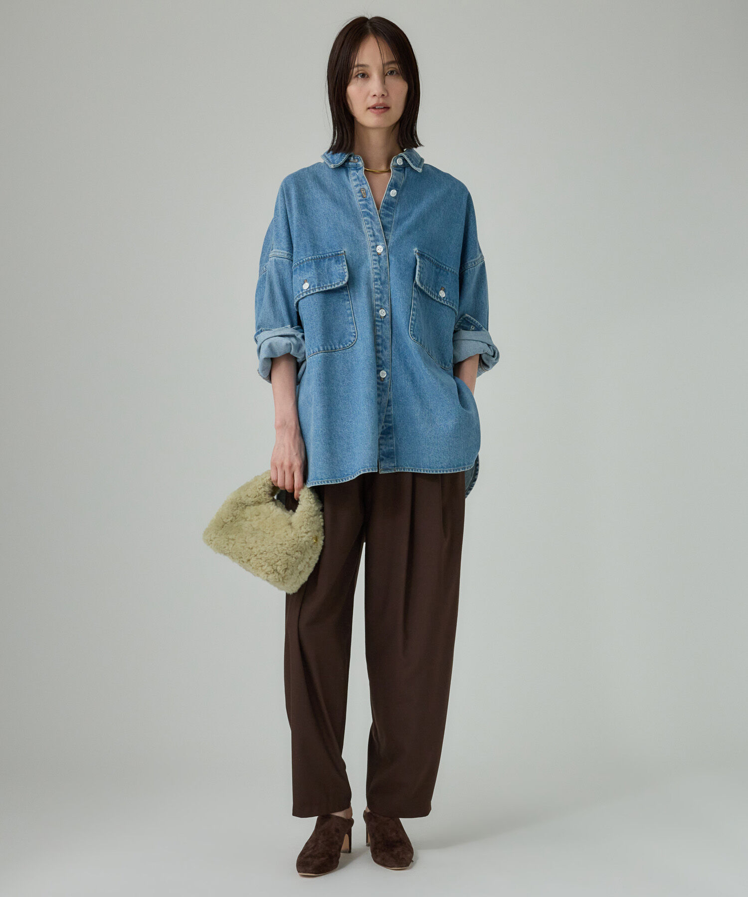 デニムビッグシャツ（BABYLONE）｜ルミネのファッション通販アイルミネ