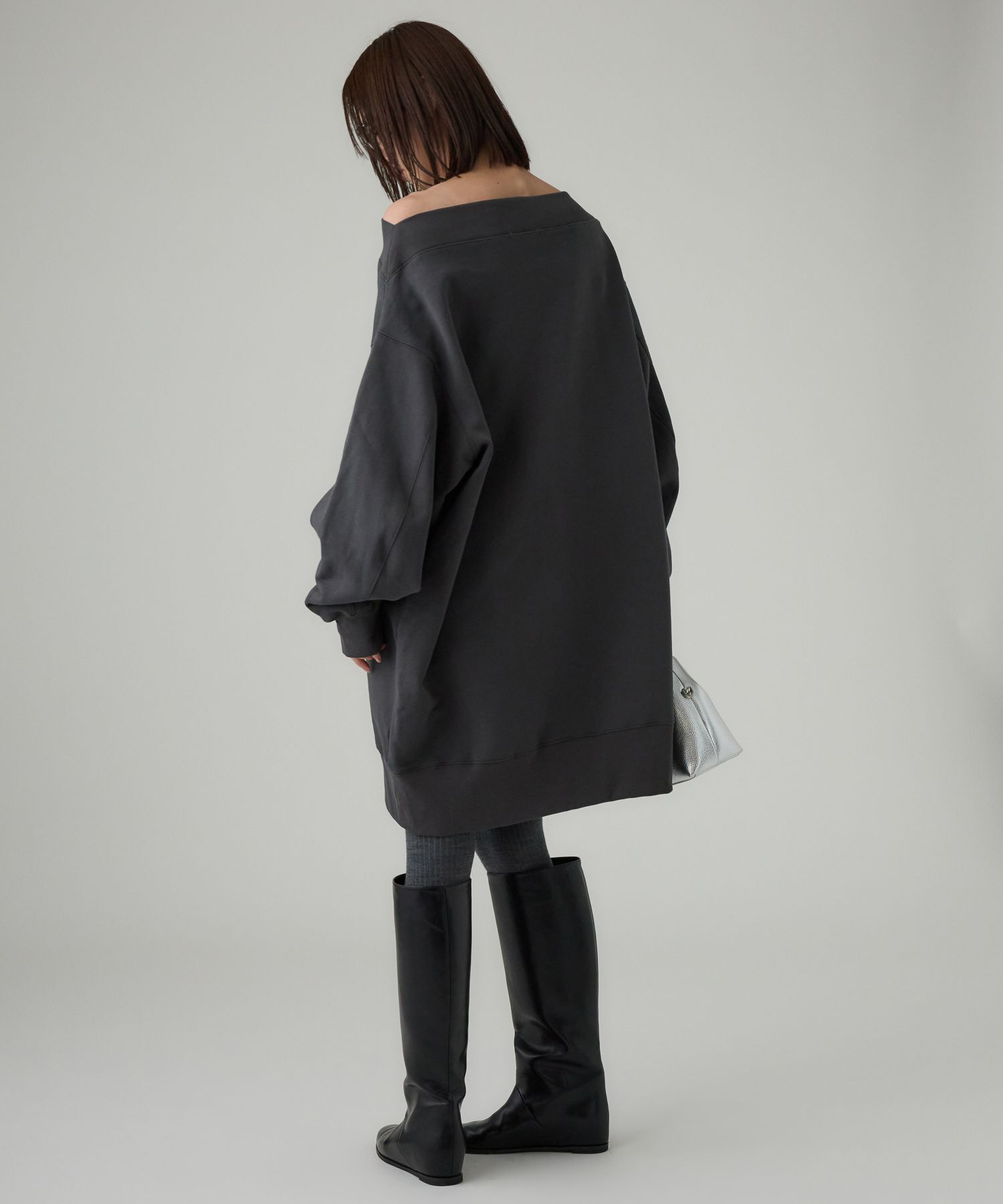 BABYLONE「オフショルスウェットミニワンピ」|ワンピース|