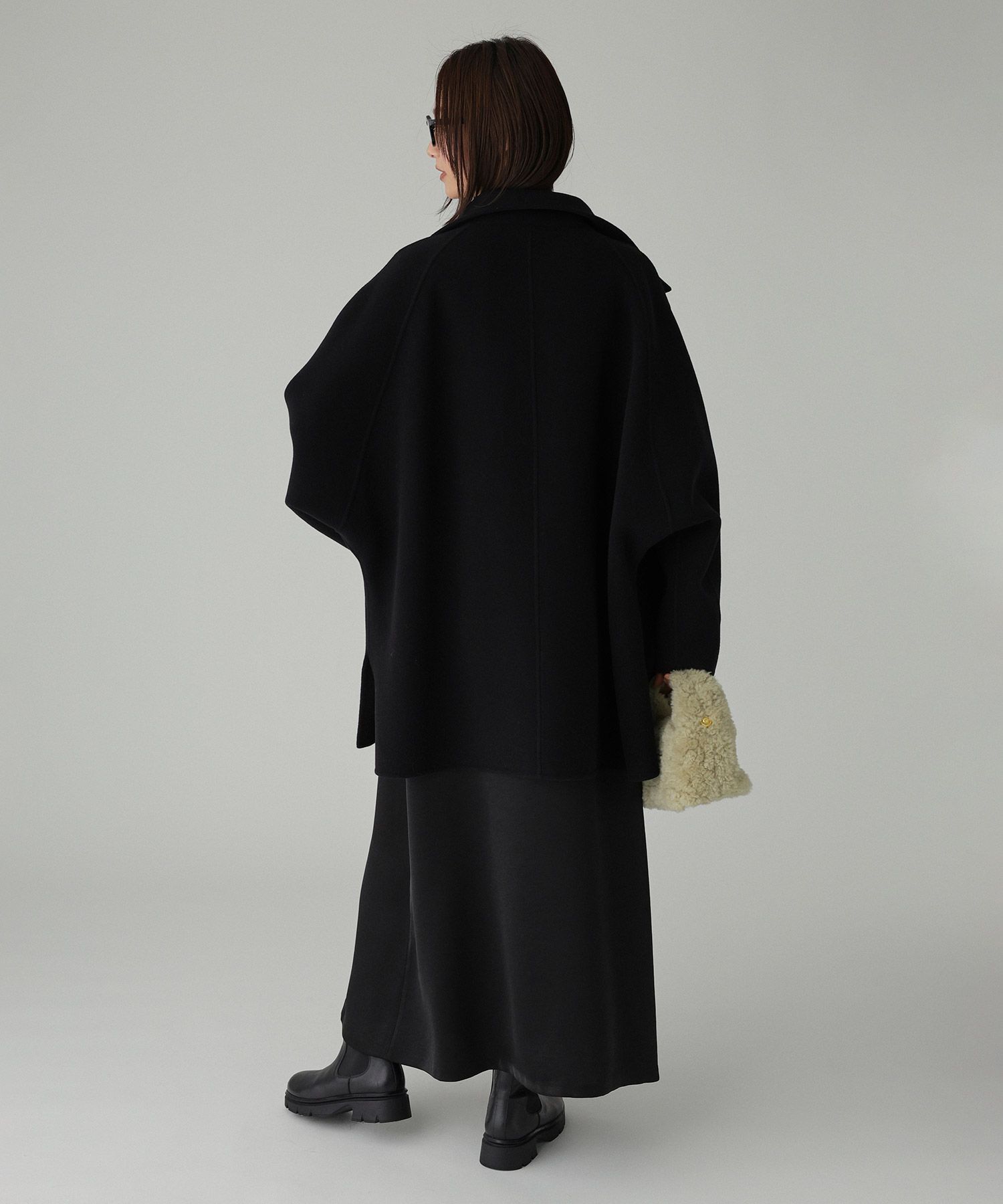 BABYLONE「ウールドルマンコート」|ステンカラーコート|