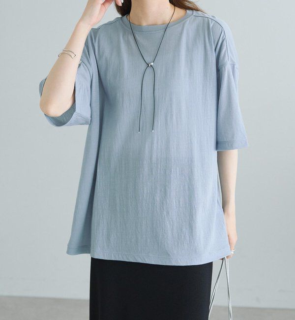  「コットンナイロンシアーオーバーTシャツ」|Tシャツ・カットソー|