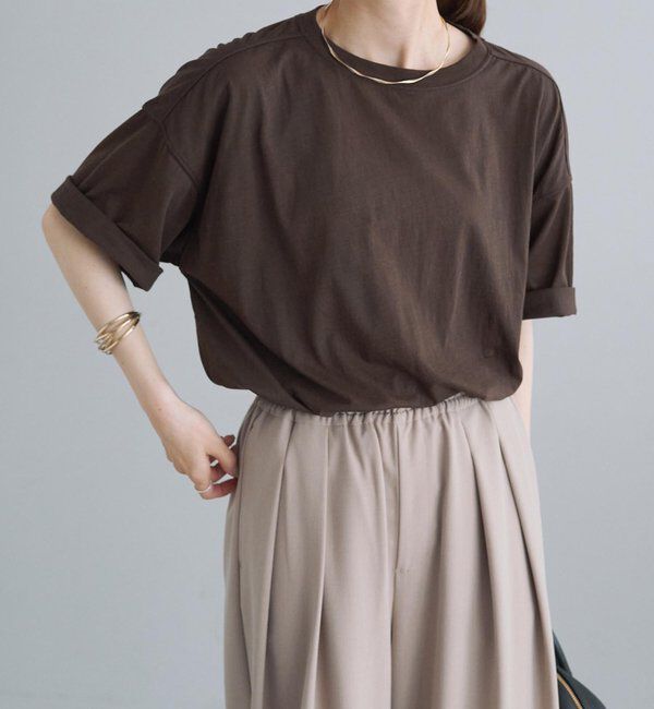  「コットンナイロンシアーオーバーTシャツ」|Tシャツ・カットソー|