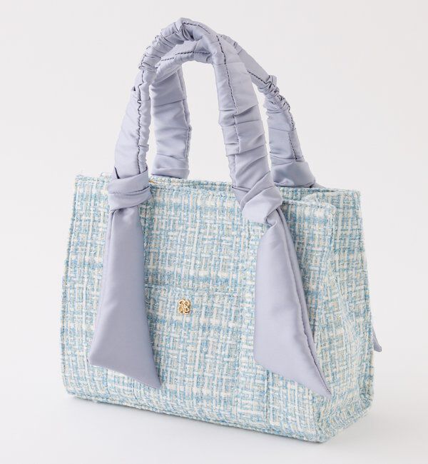  「ギャザーハンドルミニトート」|ショルダー・メッセンジャー|ブルー系その他