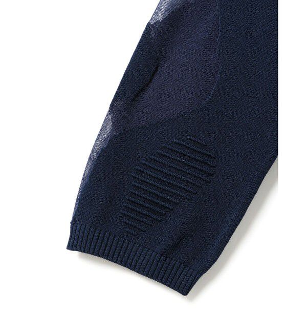 mizuiro ind「mizuiro ind シアーパターンカーディガン」|カーディガン|