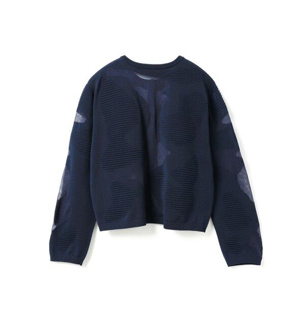mizuiro ind「mizuiro ind シアーパターンカーディガン」|カーディガン|