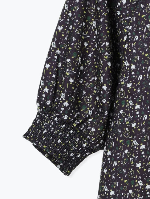 Lugnoncure「無地/柄アソート袖口シャーリングブラウス」|シャツ・ブラウス|