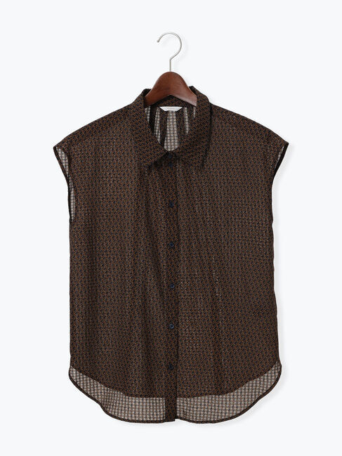 Te chichi「シアサッカージオメ柄シャツブラウス」|シャツ・ブラウス|