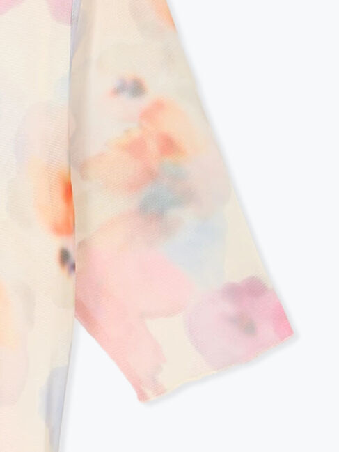 Te chichi「パターンアソート5分袖チュールTOPS」|Tシャツ・カットソー|