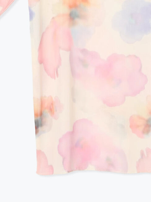 Te chichi「パターンアソート5分袖チュールTOPS」|Tシャツ・カットソー|