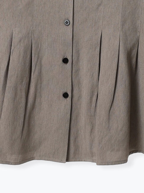 Te chichi TERRASSE「ウエストタックVネックブラウス」|シャツ・ブラウス|