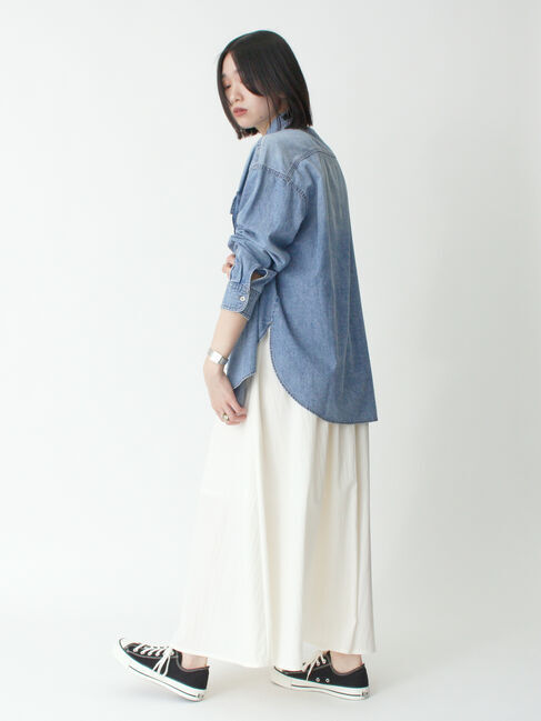 sm2rhythm「ワッシャーギャザースカート」|スカート|