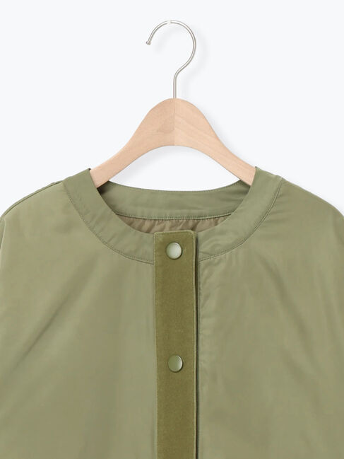 Samansa Mos2「ベロアドッキングブルゾン」|ブルゾン・スタジャン|