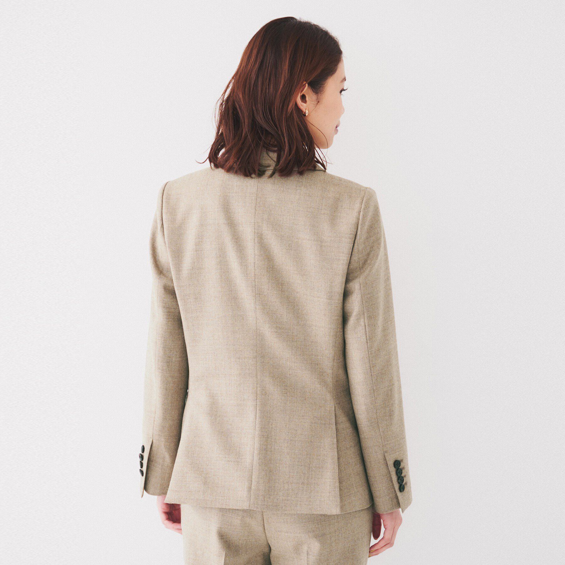 UNTITLED「【日本製/通勤スーツ】ウーステッドフラノ テーラードジャケット」|テーラードジャケット|