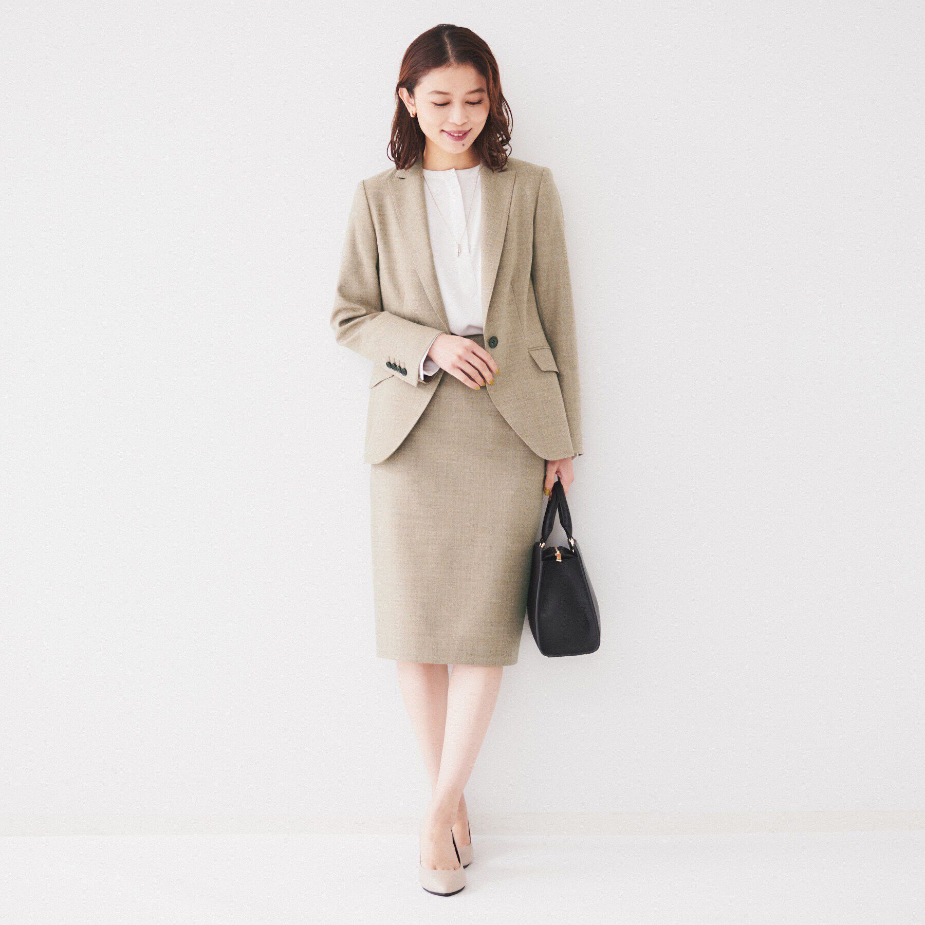 UNTITLED「【日本製/通勤スーツ】ウーステッドフラノ テーラードジャケット」|テーラードジャケット|