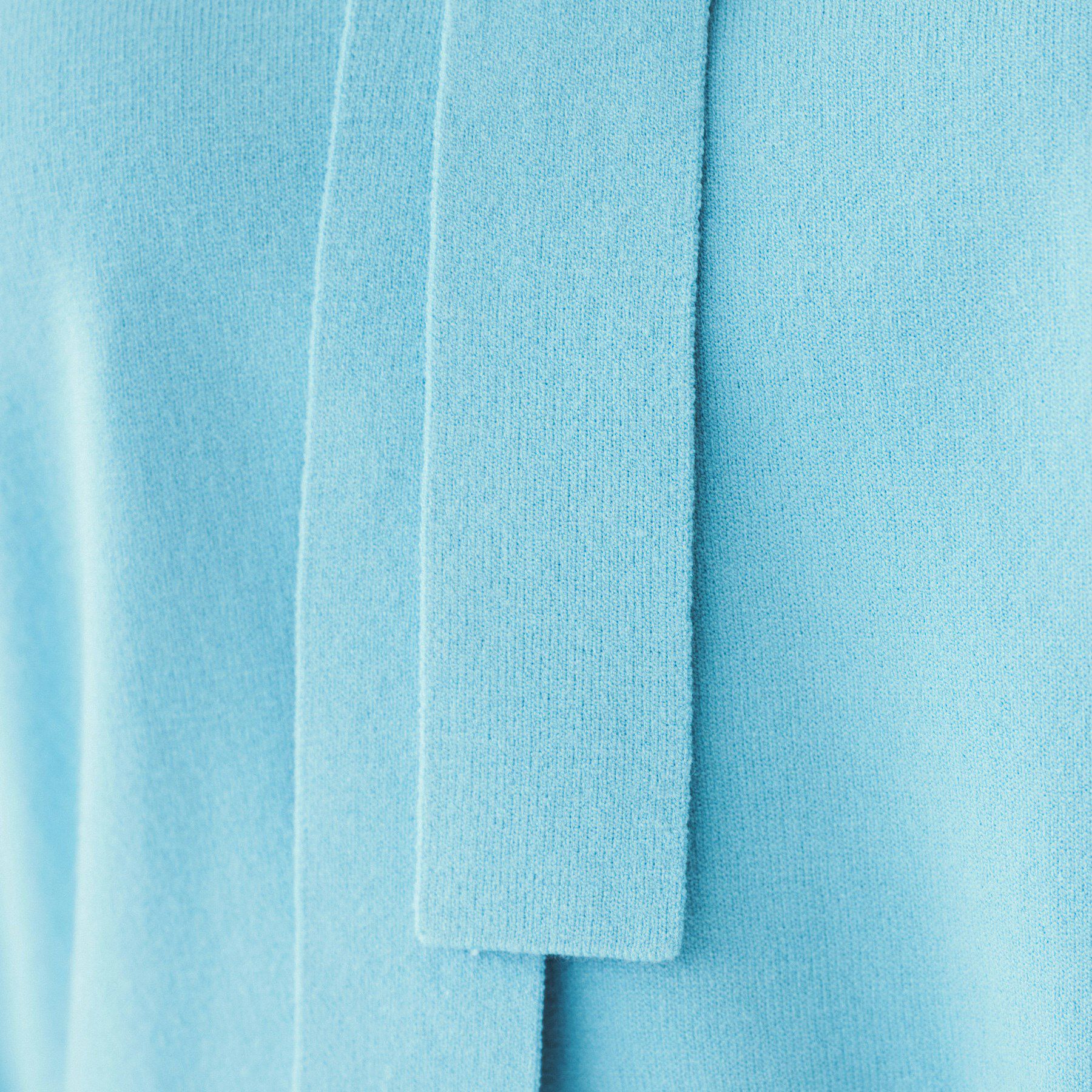 UNTITLED「【アンサンブル可能】ボウタイ 配色プルオーバーニット」|ニット・セーター|