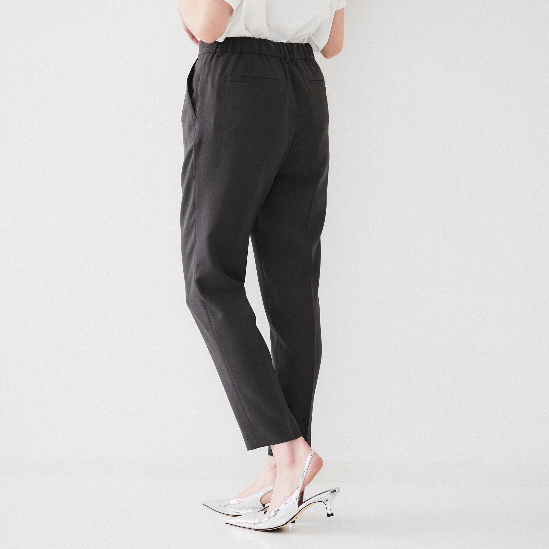 UNTITLED「【接触冷感/UV/セットアップ可能】ライトウェイト タックテーパードパンツ」|その他|