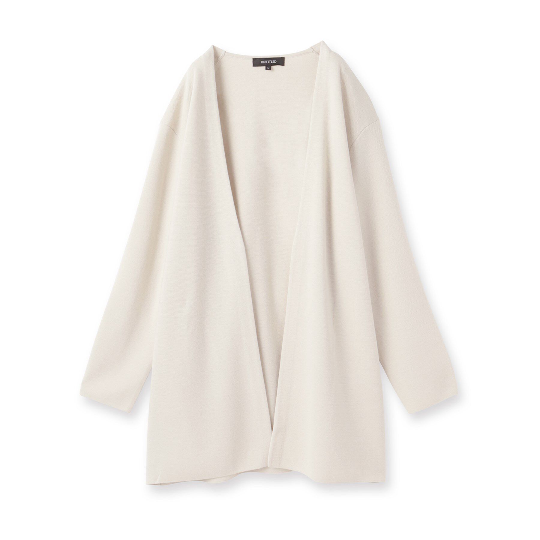 UNTITLED「【洗える/ボタンなし】ミラノリブカーディガン」|カーディガン|
