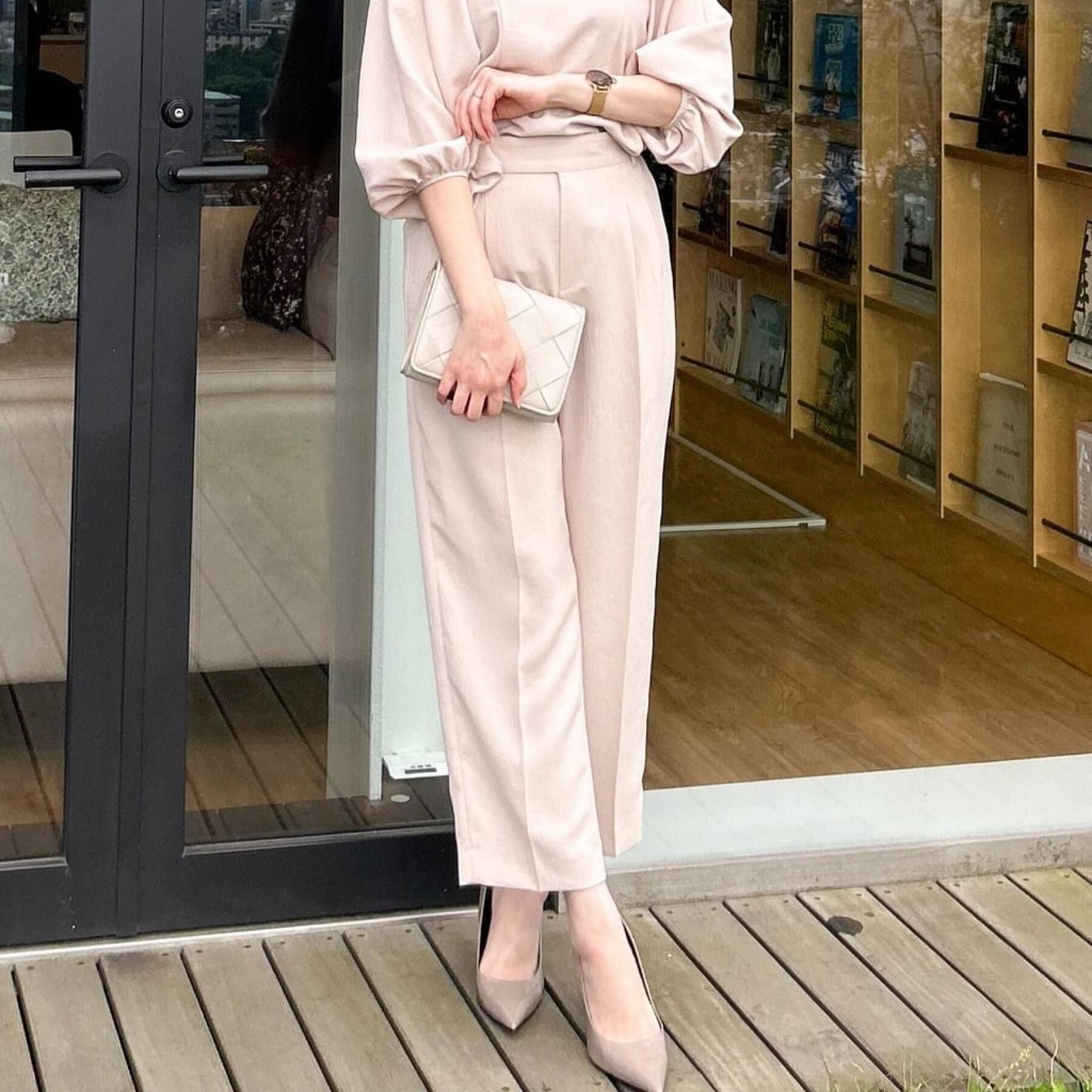 COUP DE CHANCE「【洗える／裏地無し】タック入りテーパードパンツ」|その他|