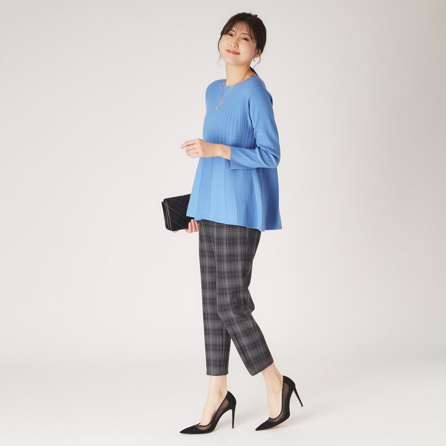 COUP DE CHANCE「【洗える／ヒップ丈】Aラインニットプルオーバー」|ニット・セーター|