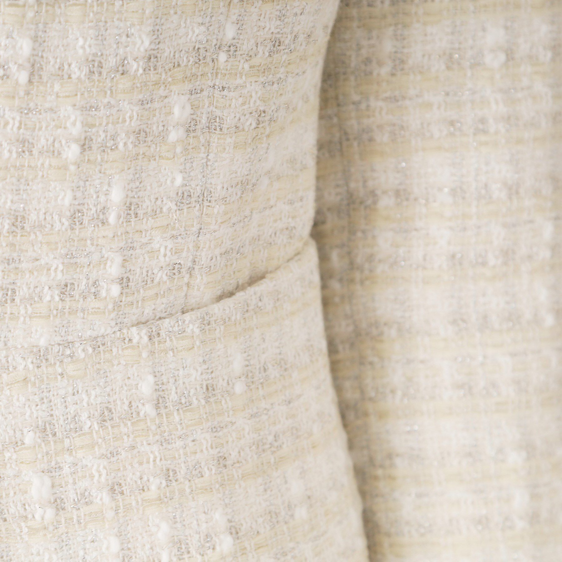 COUP DE CHANCE「【日本製】ファンシーツィードジャケット」|ノーカラージャケット|