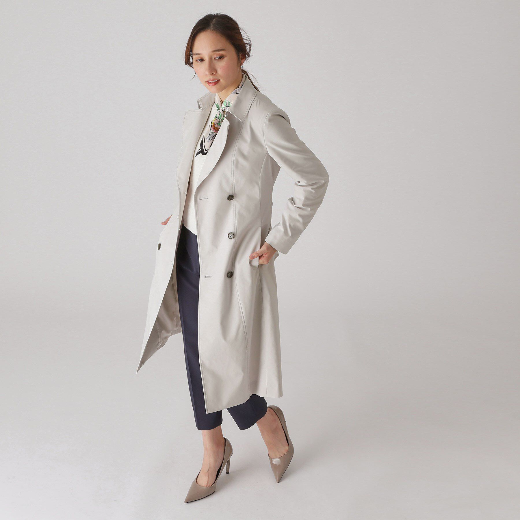 COUP DE CHANCE「【撥水加工】きれいめ定番トレンチコート」|トレンチコート|