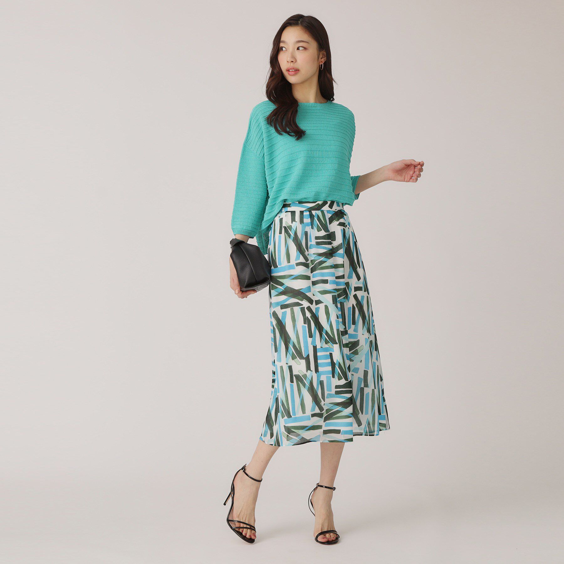 COUP DE CHANCE「【洗える／日本製】ざっくり編み柄ニットトップス」|ニット・セーター|