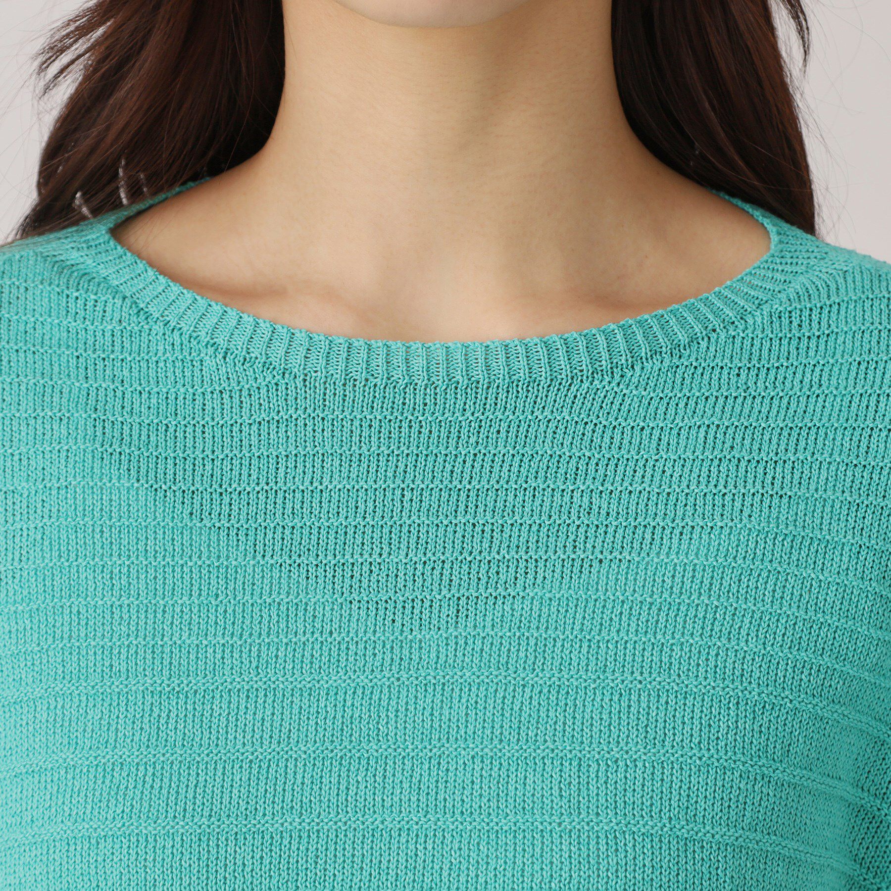 COUP DE CHANCE「【洗える／日本製】ざっくり編み柄ニットトップス」|ニット・セーター|