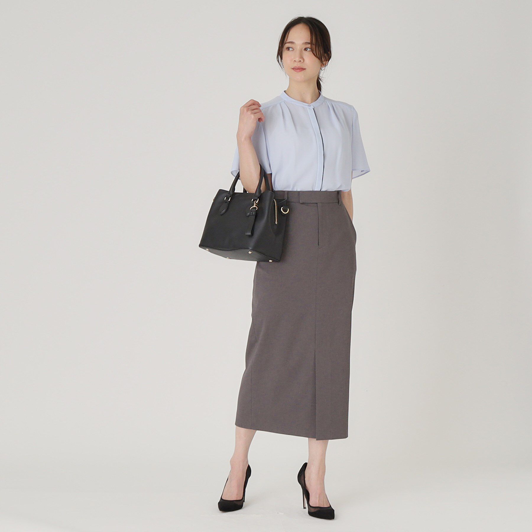 COUP DE CHANCE「【洗える】配色デザインのブラウス」|シャツ・ブラウス|