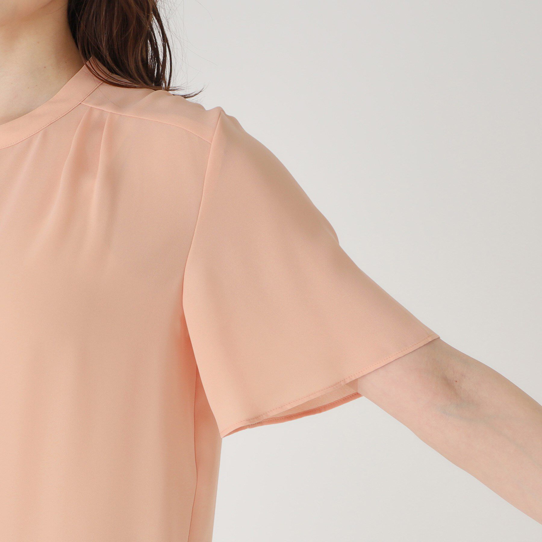 COUP DE CHANCE「【洗える】配色デザインのブラウス」|シャツ・ブラウス|