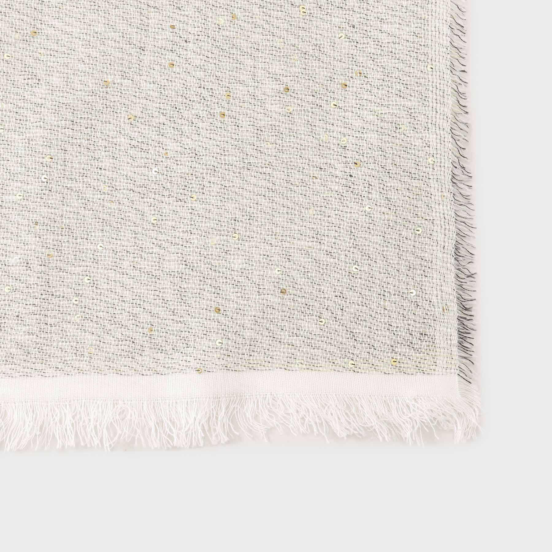 COUP DE CHANCE「スパンコールストール／きらめきを纏う／大人の軽やかストール」|ストール|