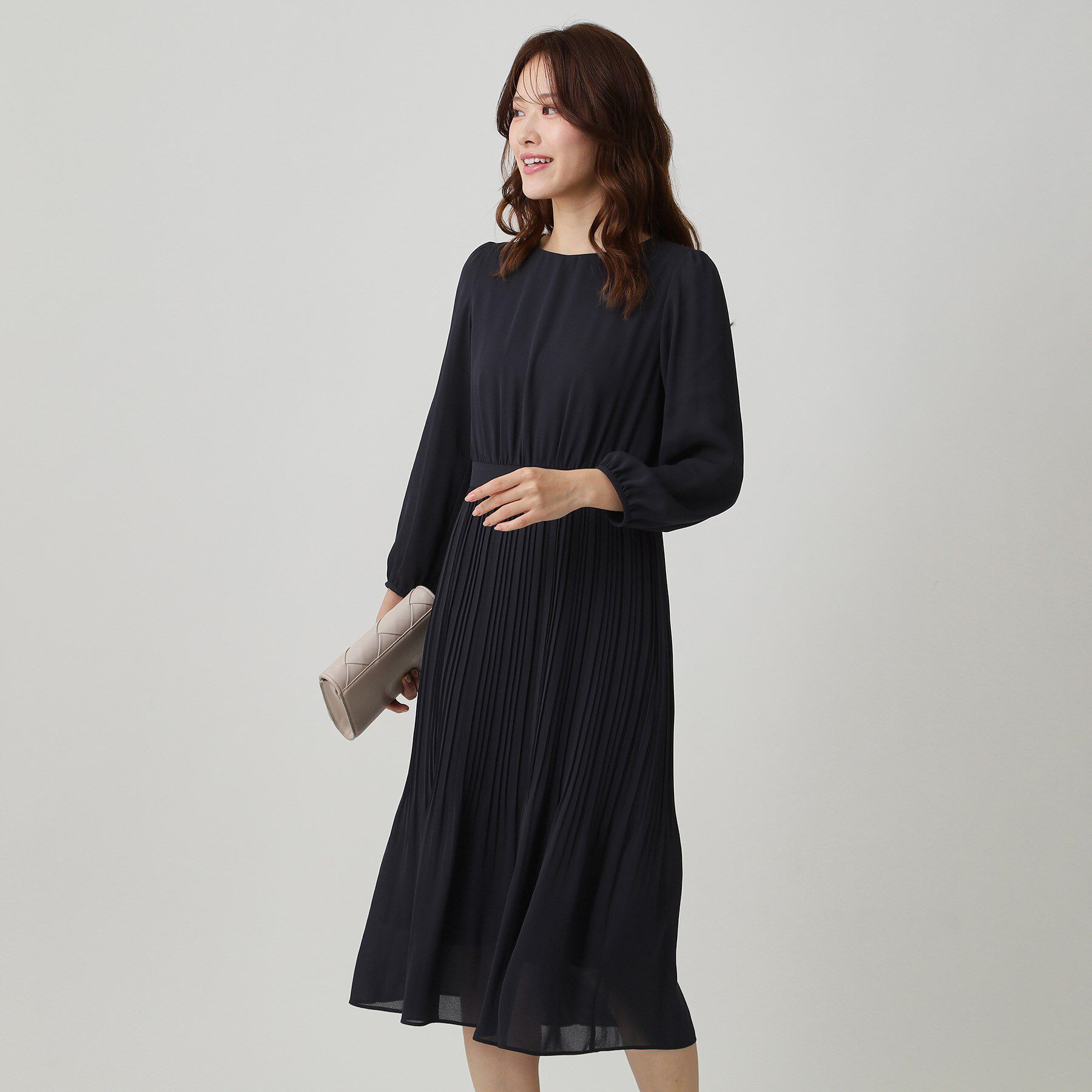 COUP DE CHANCE「【洗える/セレモニー】プリーツワンピース」|ワンピース|