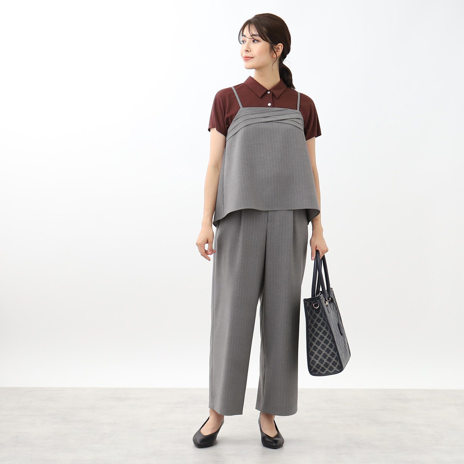 Reflect「【マシンウォッシュ／セットアップ可能】キャミソールデザインベスト」|キャミソール|