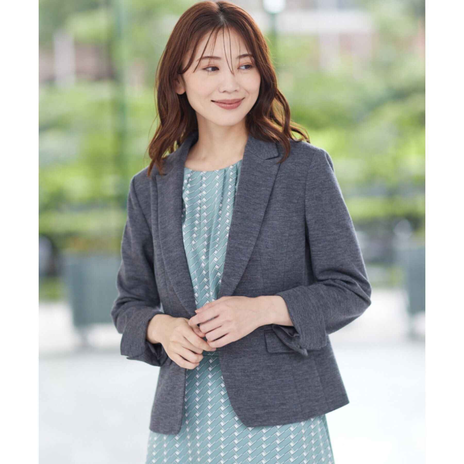 Reflect「【匠シリーズ／手洗い可】匠ジャケット／ベーシックテーラード」|テーラードジャケット|チャコールグレー(0