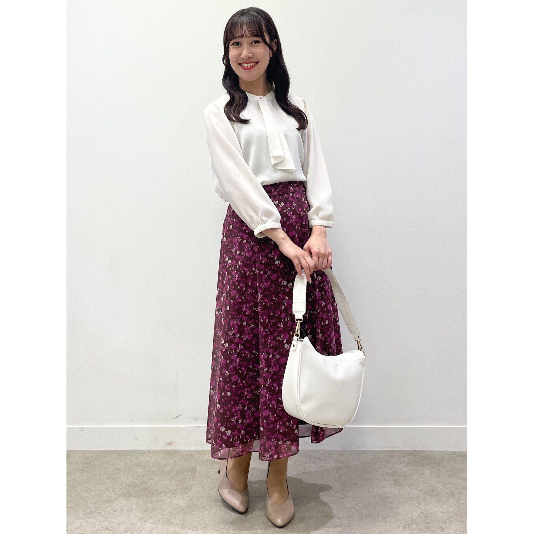 Reflect「【WEB限定カラーあり／マシンウォッシュ／セットアップ可能】フラワープリントスカート」|スカート|