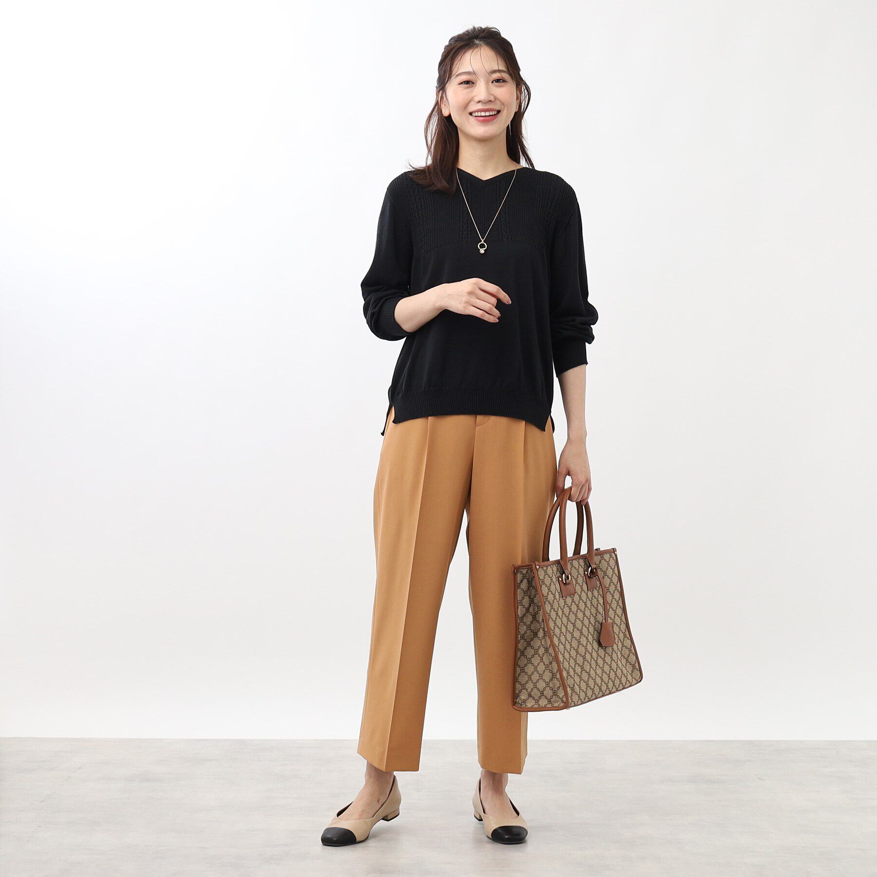 Reflect「【WEB限定カラーあり／洗える】薄手ホールガーメント（R）ニット」|ニット・セーター|