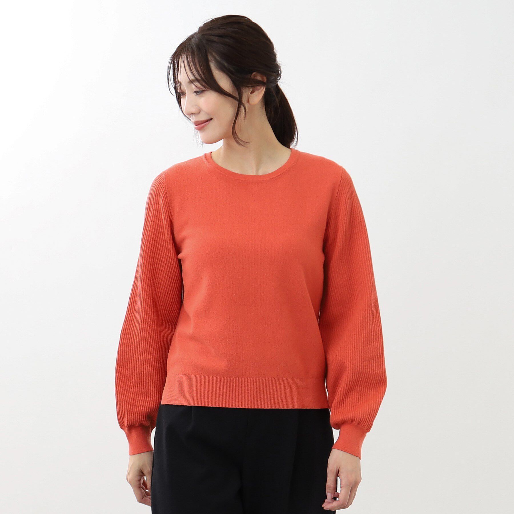 Reflect「【マシンウォッシュ可】パフスリーブニット」|ニット・セーター|