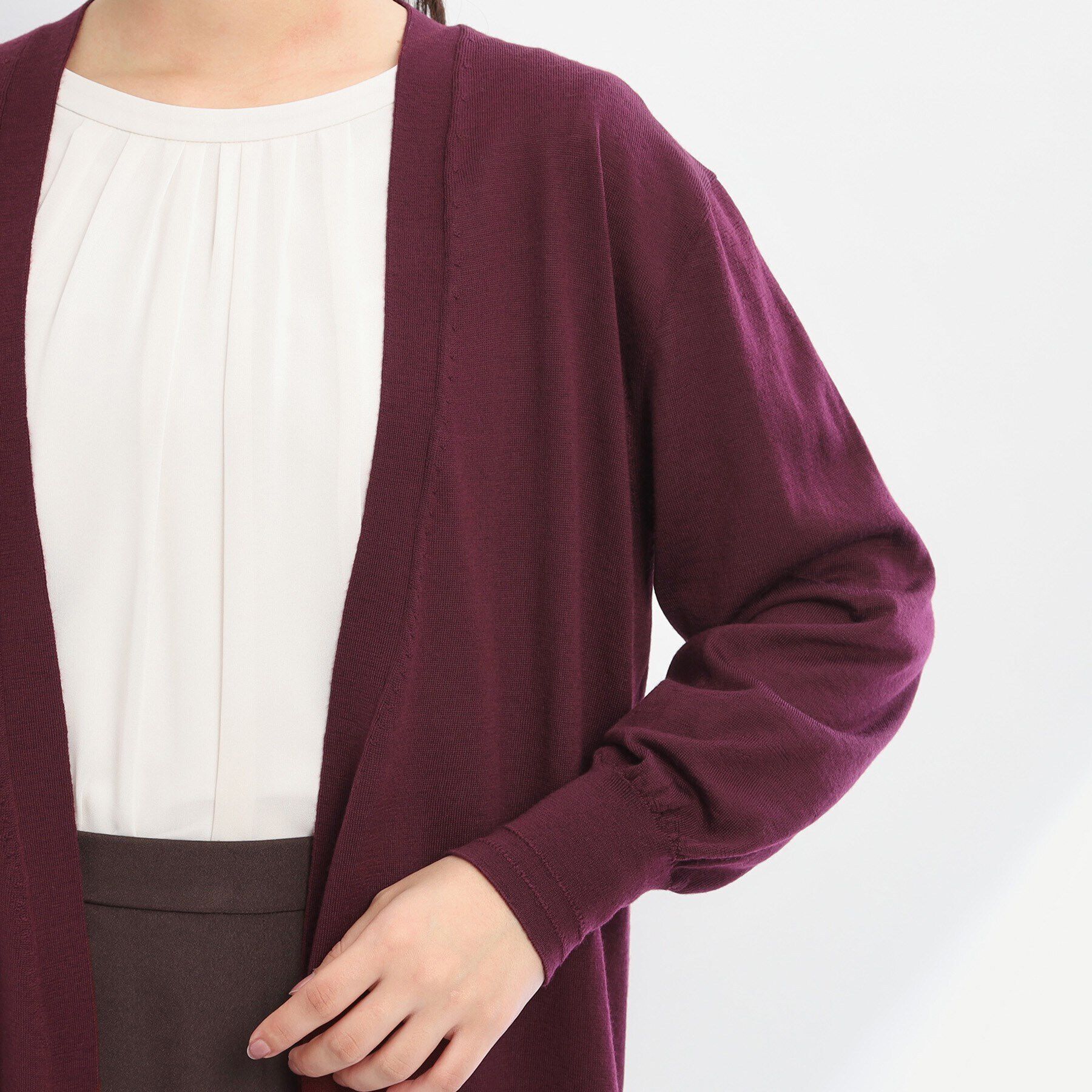 Reflect「【アンサンブル可能】着流しカーディガン」|カーディガン|