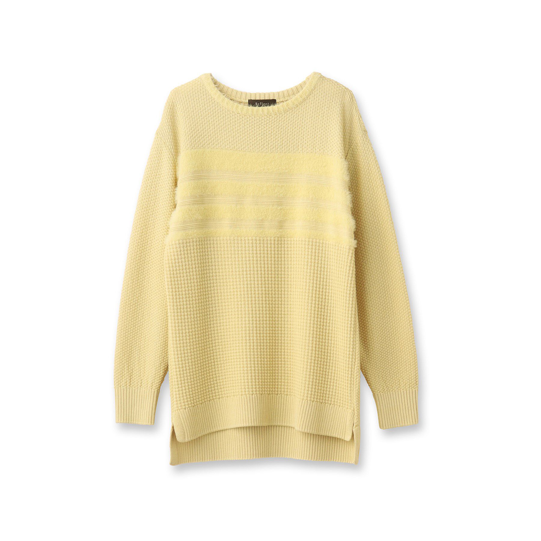 Reflect「【洗える】フェザーボーダーニット」|ニット・セーター|