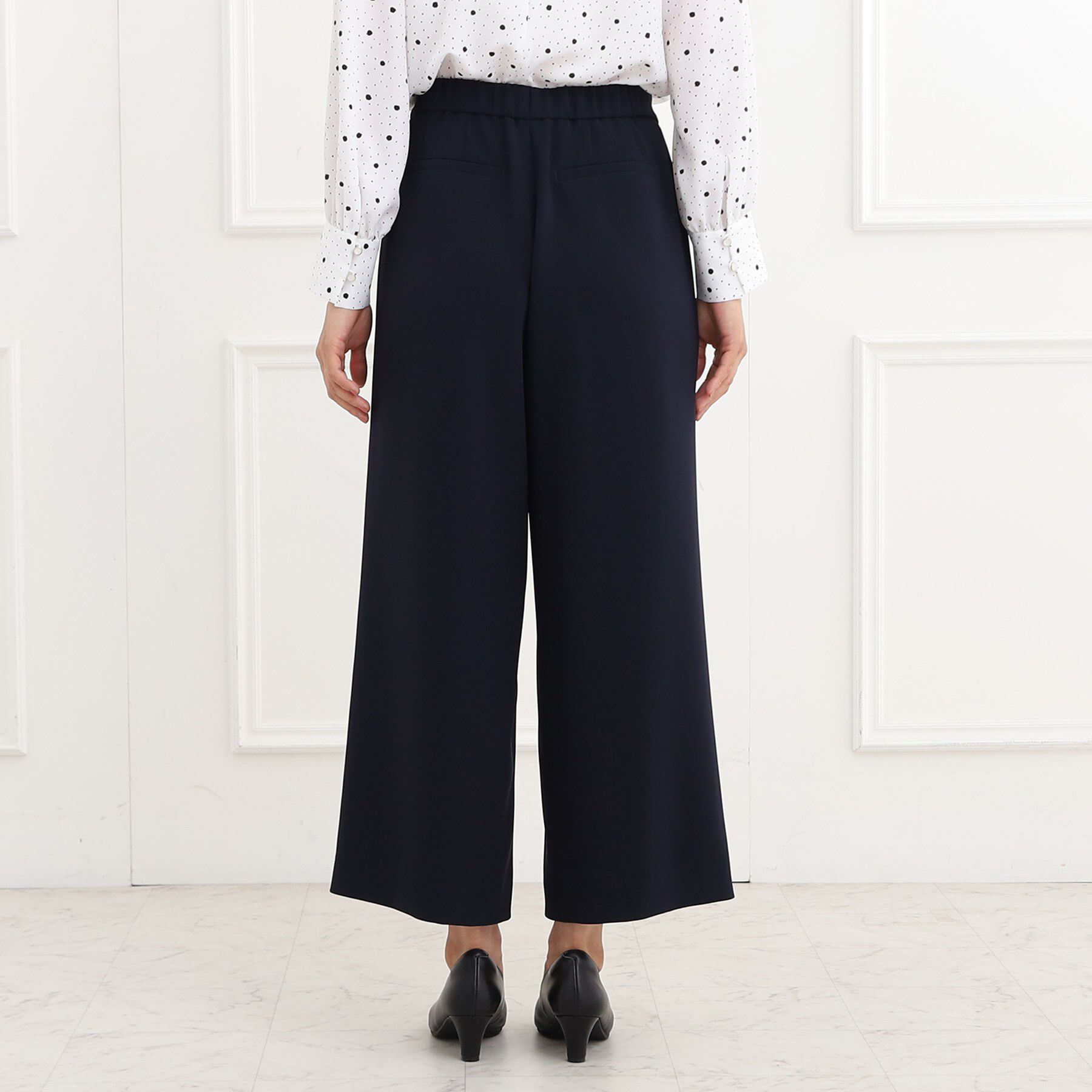 Reflect「【フォーマル/洗える/セットアップ可】タック入りワイドパンツ」|その他|