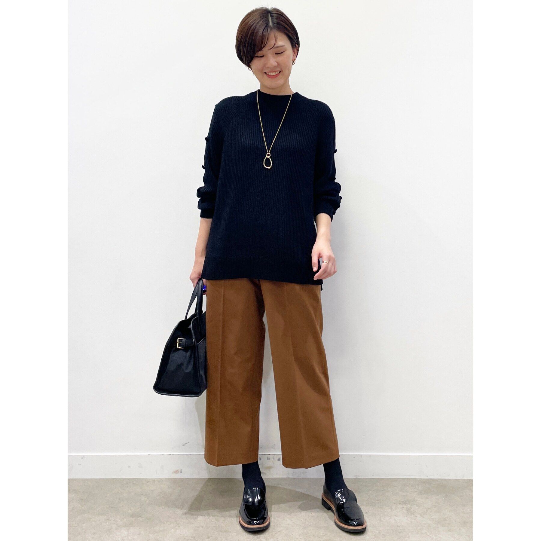 Reflect「【WEB限定カラーあり／手洗い可】ハイネックチュニック丈ニット」|ニット・セーター|