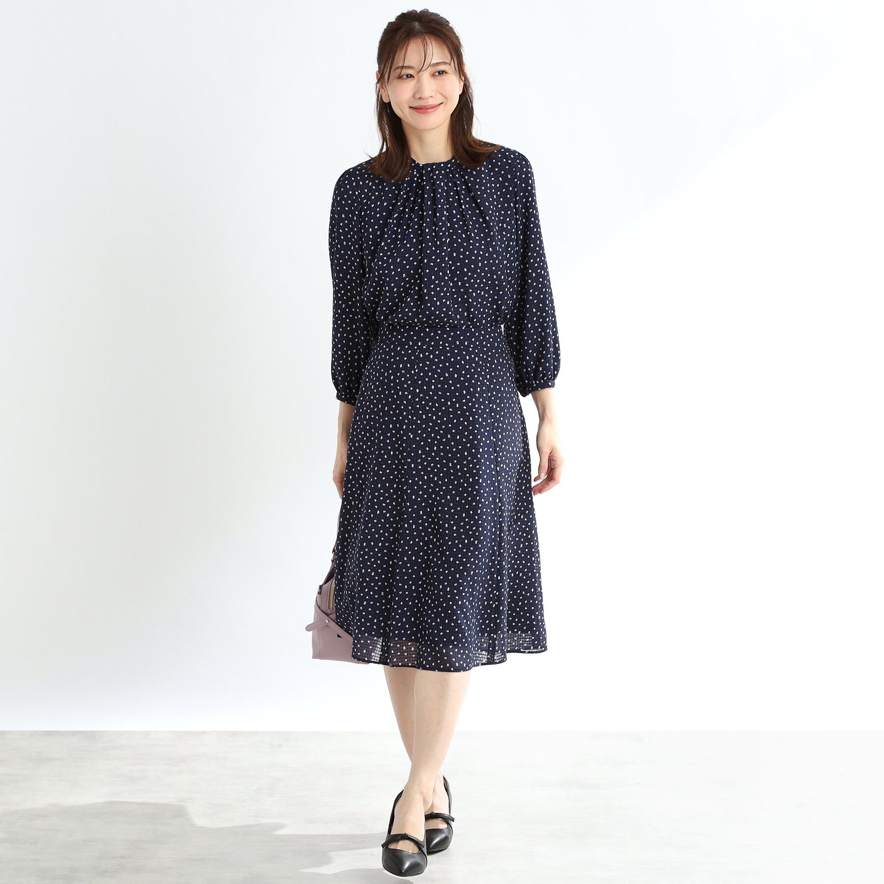 Reflect「【マシンウォッシュ可／セットアップ可能】コツキ柄プリントスカート」|スカート|