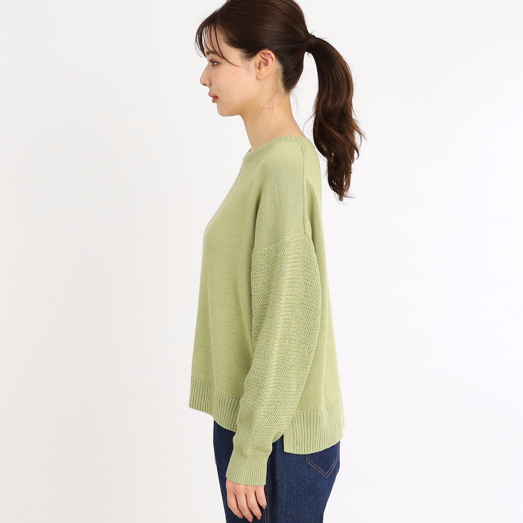 Reflect「【E‐QUALITY／手洗い可】ドライタッチニット」|ニット・セーター|